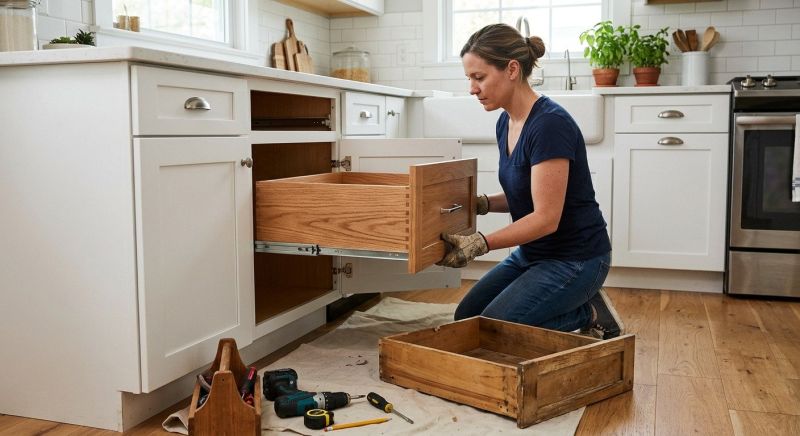 Cabinet Drawer Remodeling in Dayton, OH