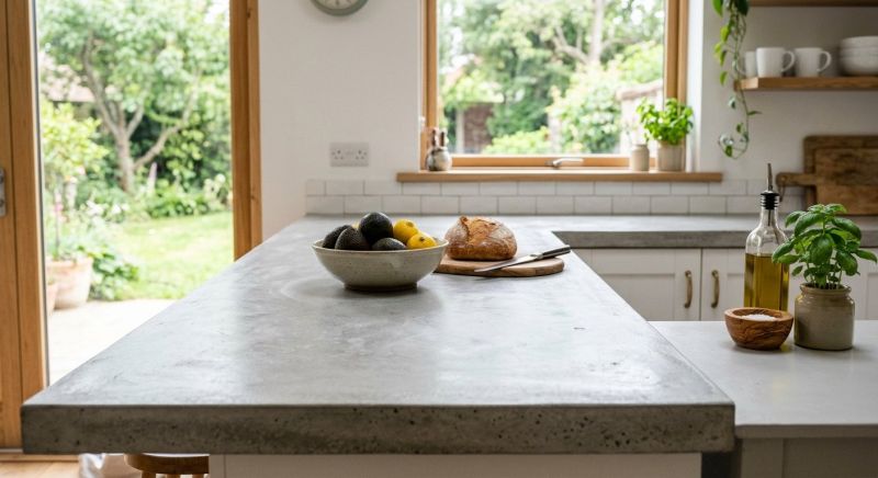 Cement Counter Installation in Marin County, CA