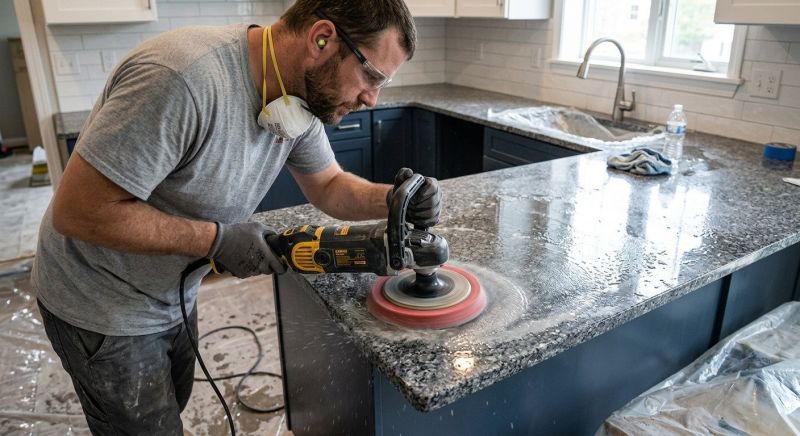 Countertop Buffing in Roseville, CA