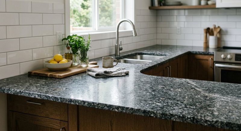 Soapstone Counter Installation in Roseville, CA