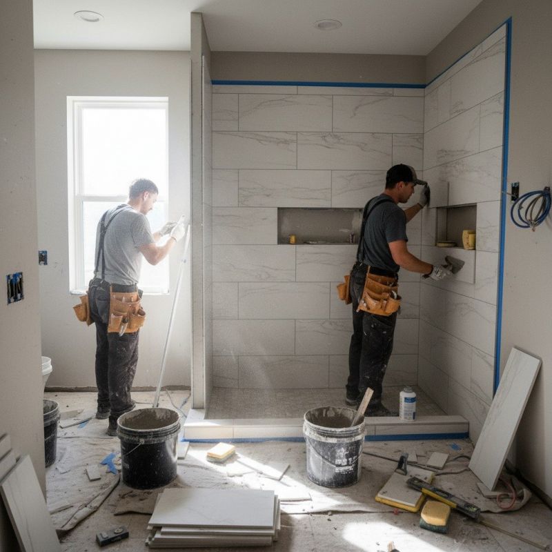 Tile Surround Installation in Conroe, TX