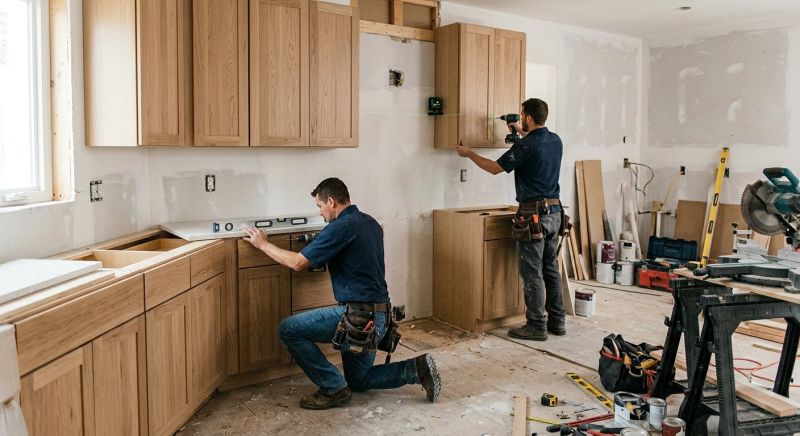 Wood Cabinet Installation in Dayton, OH